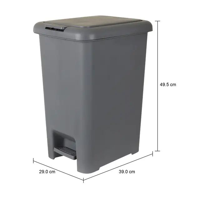 LIXEIRA COM PEDAL 30 L CLICK K - KONKRET - Foto 11