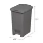 LIXEIRA COM PEDAL 30 L CLICK K - KONKRET - Foto 12