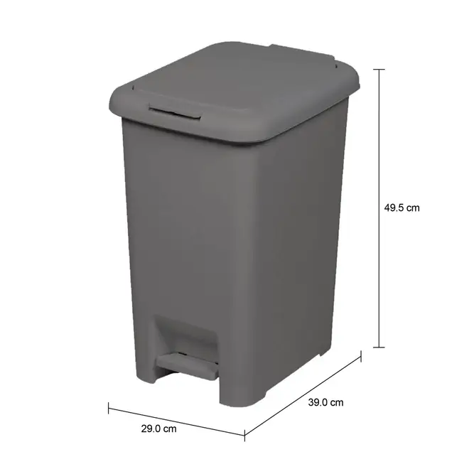 LIXEIRA COM PEDAL 30 L CLICK K - KONKRET - Foto 12