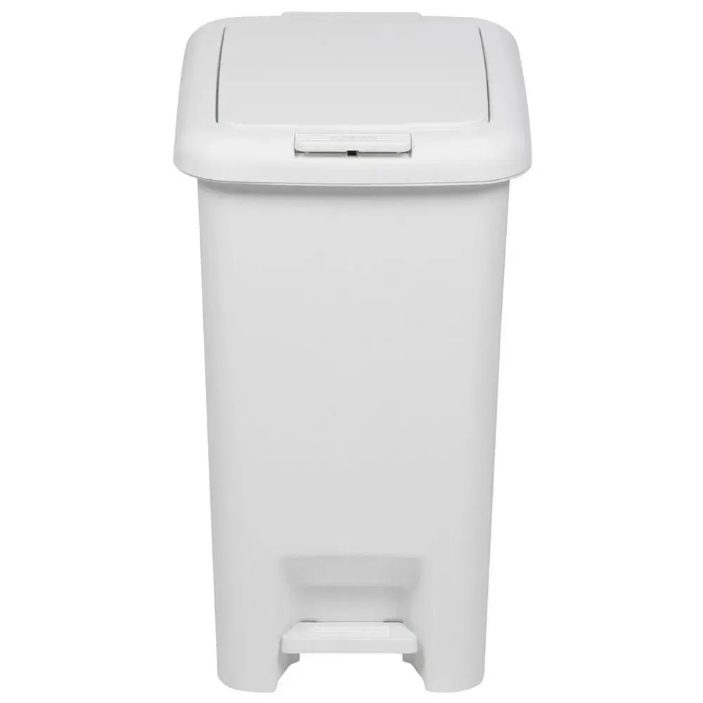 LIXEIRA COM PEDAL 30 L CLICK K - BRANCO - Foto 1