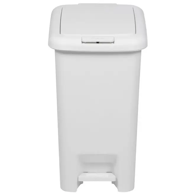 LIXEIRA COM PEDAL 30 L CLICK K - BRANCO - Foto 1