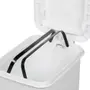LIXEIRA COM PEDAL 30 L CLICK K - BRANCO - Foto 8