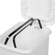 LIXEIRA COM PEDAL 30 L CLICK K - BRANCO - Foto 8