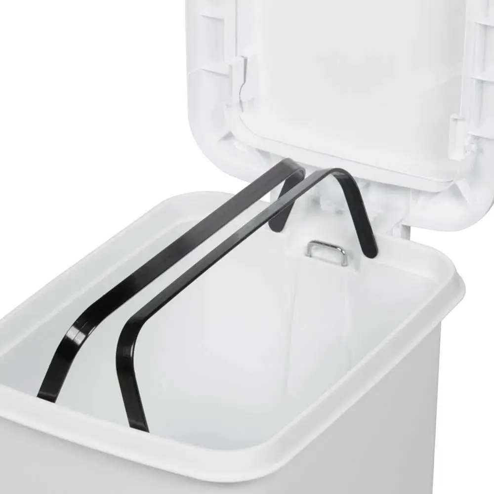 LIXEIRA COM PEDAL 30 L CLICK K - BRANCO - Foto 8