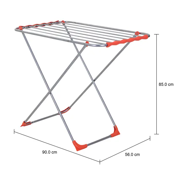 VARAL DE CHÃO 90 CM X 85 CM ALU-DRY - ALUMÍNIO/MELÃO - Foto 19