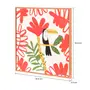 QUADRO TUCANO 30 CM X 30 CM BICHARADA - PINUS NATURAL/MULTICOR - Foto 4