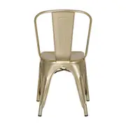CADEIRA EMPILHÁVEL LÉGAT - DOURADO - Foto 4