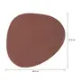 LUGAR AMERICANO PLÁSTICO 38 CM X 33 CM KIEV - RUBY MOCHA - Foto 5