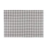 LUGAR AMERICANO 45 CM X 30 CM PIED DE POULE I - PRETO/BRANCO - Foto 1