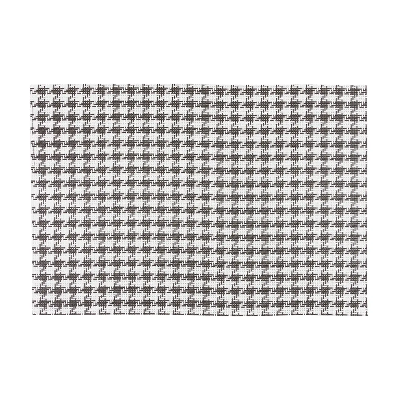 LUGAR AMERICANO 45 CM X 30 CM PIED DE POULE I - PRETO/BRANCO - Foto 1
