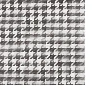 LUGAR AMERICANO 45 CM X 30 CM PIED DE POULE I - PRETO/BRANCO - Foto 2