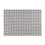 LUGAR AMERICANO 45 CM X 30 CM PIED DE POULE I - PRETO/BRANCO - Foto 3