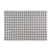 LUGAR AMERICANO 45 CM X 30 CM PIED DE POULE I - PRETO/BRANCO - Foto 3
