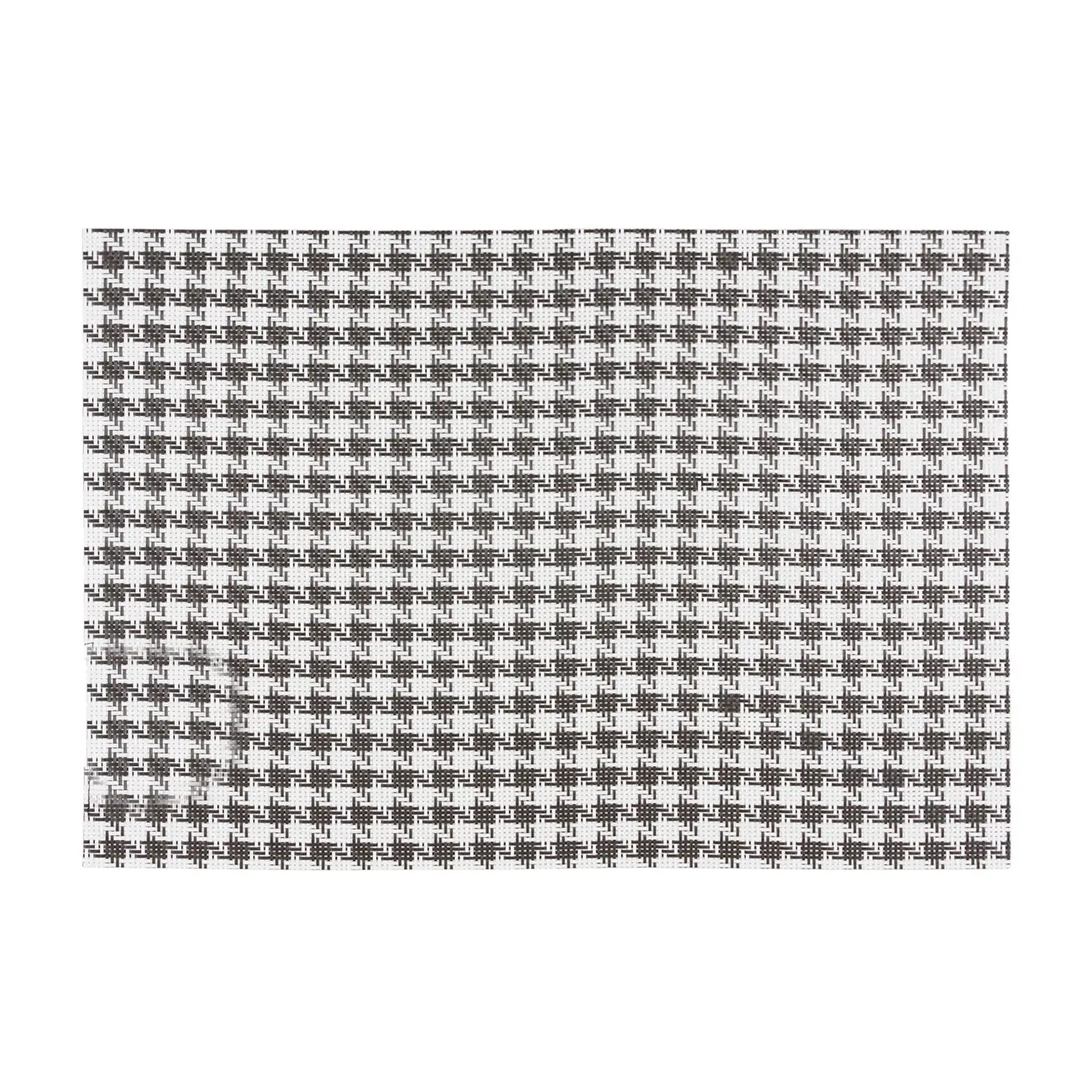 LUGAR AMERICANO 45 CM X 30 CM PIED DE POULE I - PRETO/BRANCO - Foto 3