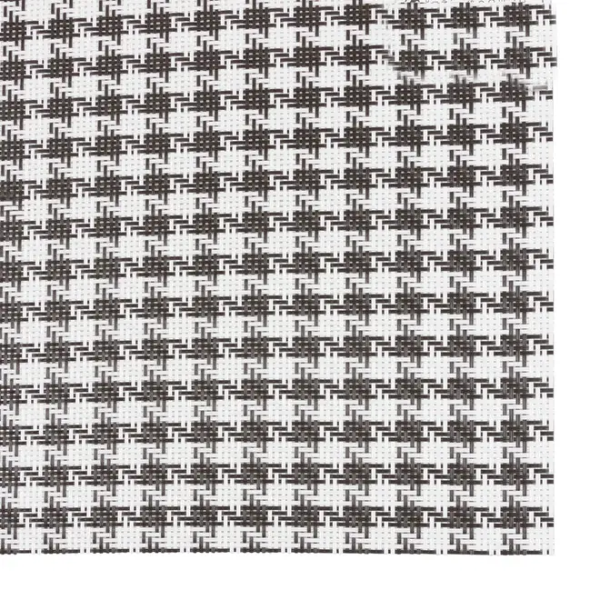 LUGAR AMERICANO 45 CM X 30 CM PIED DE POULE I - PRETO/BRANCO - Foto 4