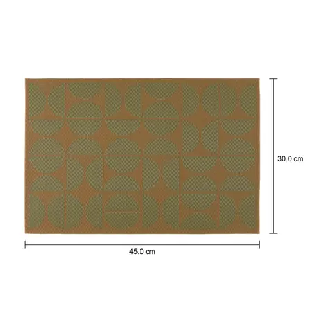 Imagem com medidas do produto LUGAR AMERICANO 45 CM X 30 CM MEZZO