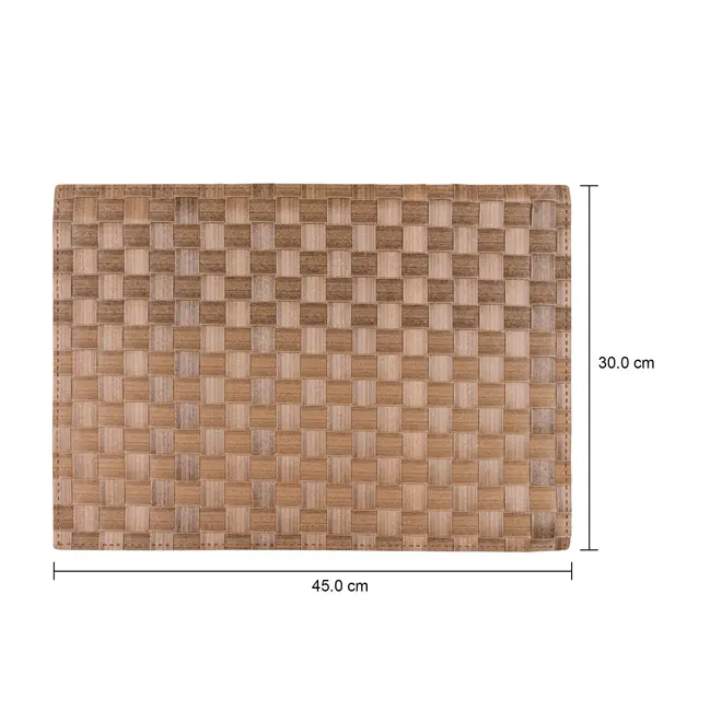 LUGAR AMERICANO 45 CM X 30 CM TRESSED - NATURAL - Foto 5