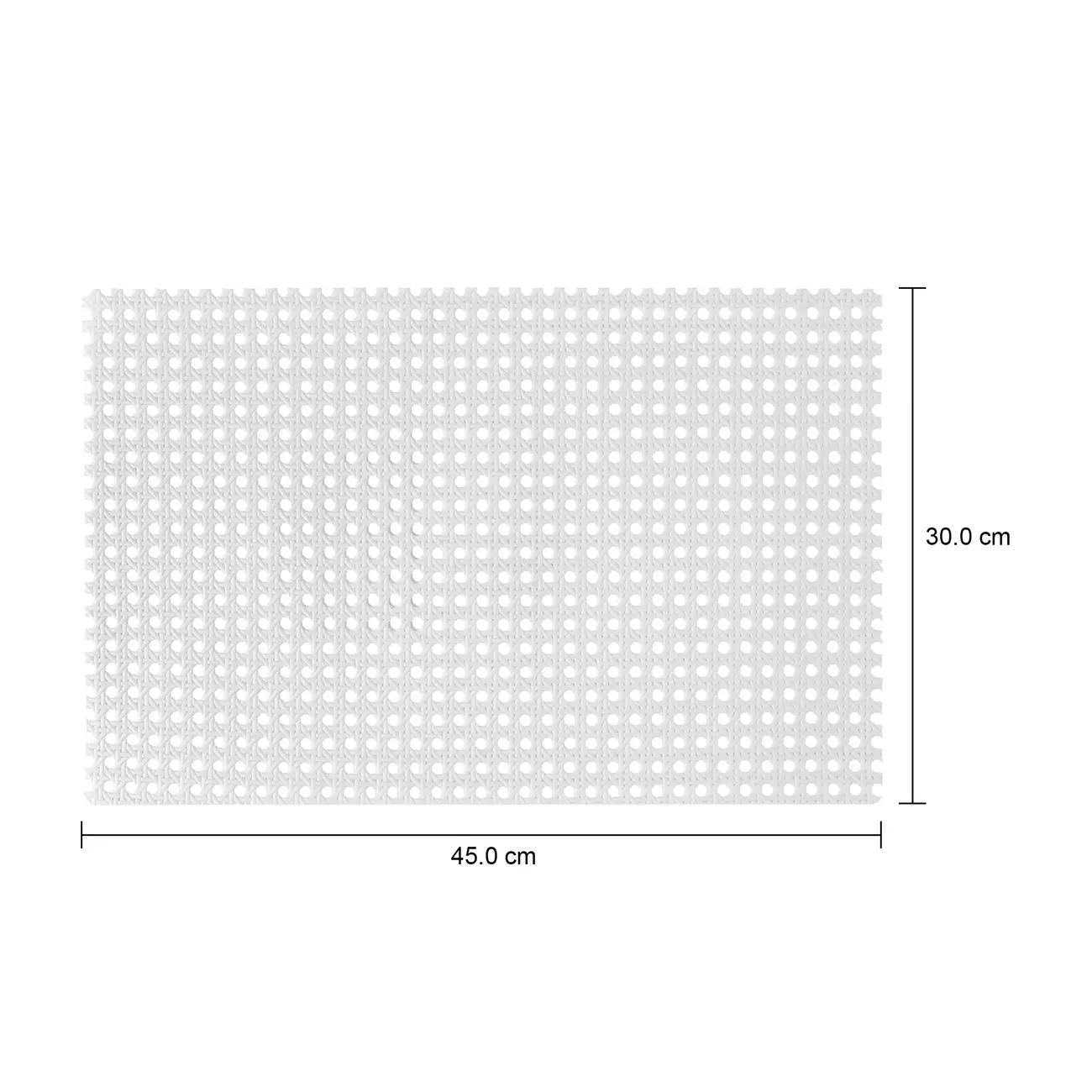 LUGAR AMERICANO PLÁSTICO 45 CM X 30 CM MATT - BRANCO - Foto 5