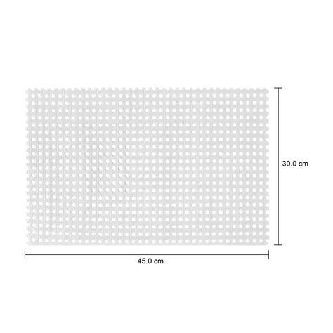 Imagem com medidas do produto LUGAR AMERICANO PLÁSTICO 45 CM X 30 CM MATT
