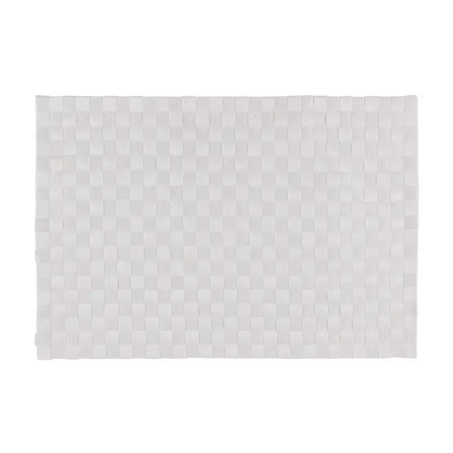 LUGAR AMERICANO PLÁSTICO 45 CM X 30 CM SLOT - BRANCO - Foto 1