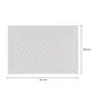 LUGAR AMERICANO PLÁSTICO 45 CM X 30 CM SLOT - BRANCO - Foto 5
