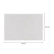 LUGAR AMERICANO PLÁSTICO 45 CM X 30 CM SLOT - BRANCO - Foto 5