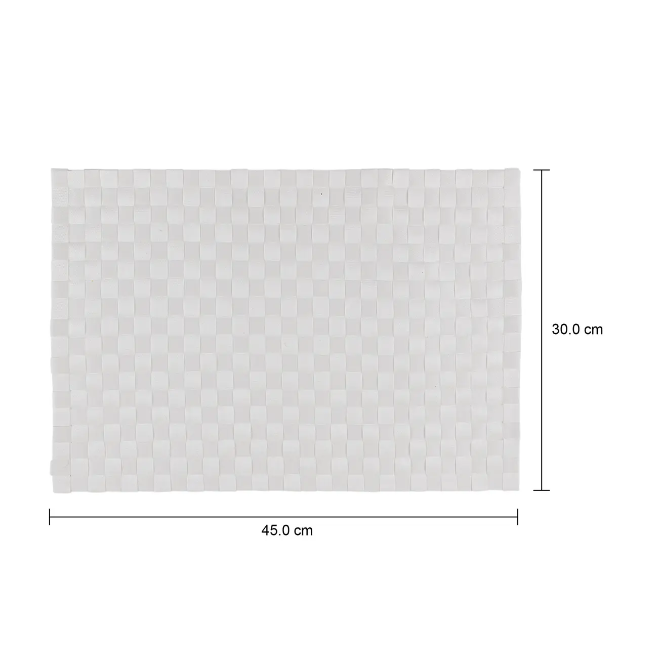 LUGAR AMERICANO PLÁSTICO 45 CM X 30 CM SLOT - BRANCO - Foto 5