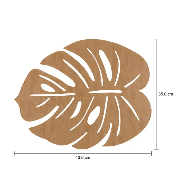 LUGAR AMERICANO 45 CM X 36 CM LEAF - NATURAL - Foto 5