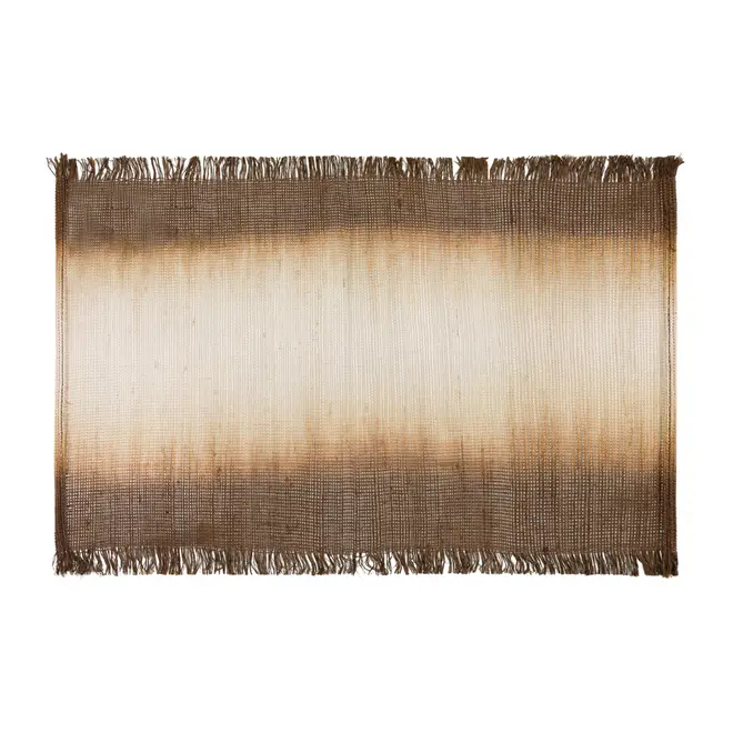 LUGAR AMERICANO TECIDO 45 CM X 30 CM DYE - CANELA DO CEILÃO/CANELA DO CEILÃO - Foto 3