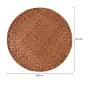 LUGAR AMERICANO 38 CM GUAPO - FIBRA CASTANHA - Foto 5