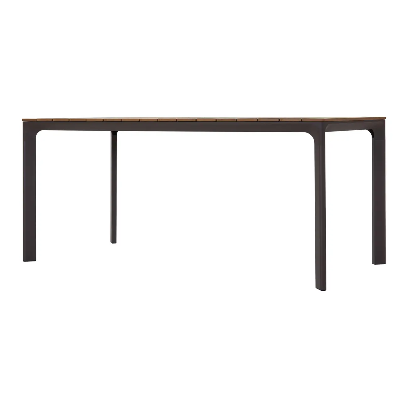 MESA PARA ÁREA EXTERNA 1,65 M X 80 CM SUMMERLAND - CAFÉ/NOZES - Foto 4