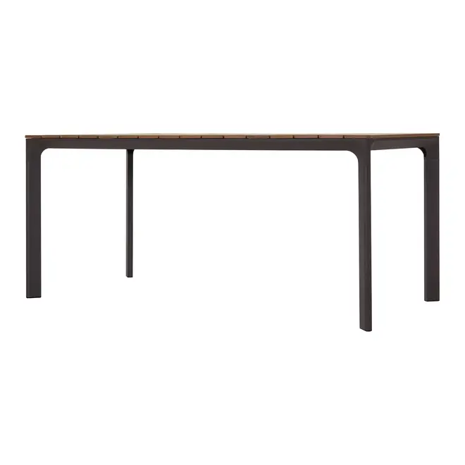 MESA PARA ÁREA EXTERNA 1,65 M X 80 CM SUMMERLAND - CAFÉ/NOZES - Foto 4