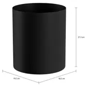 LIXEIRA 5 L LUZE - PRETO - Foto 2