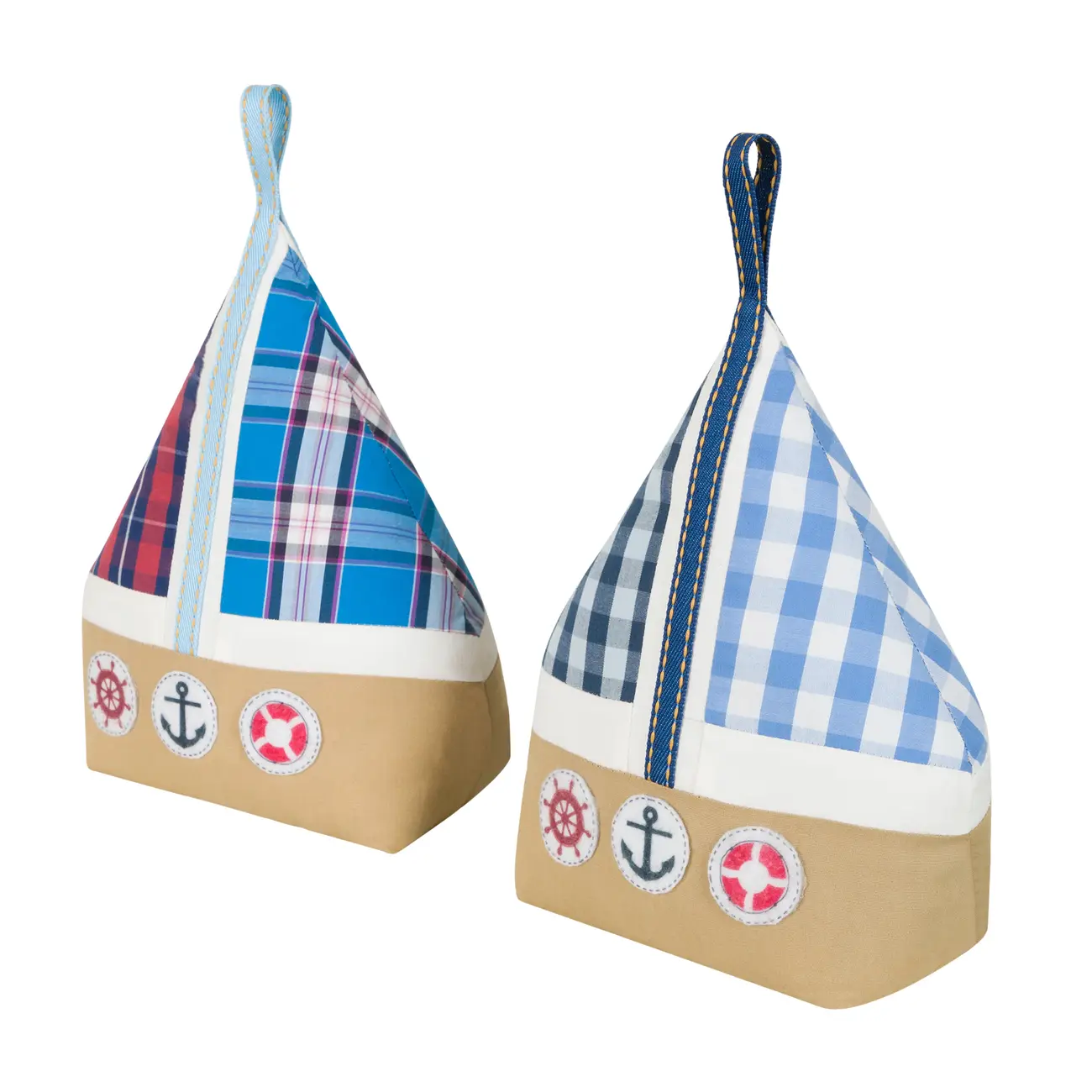 PESO PARA PORTA 20 CM X 9 CM RETALHINHO BARCO - VARIADO - Foto 1