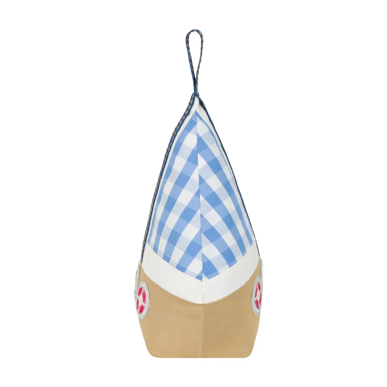 PESO PARA PORTA 20 CM X 9 CM RETALHINHO BARCO - VARIADO - Foto 4