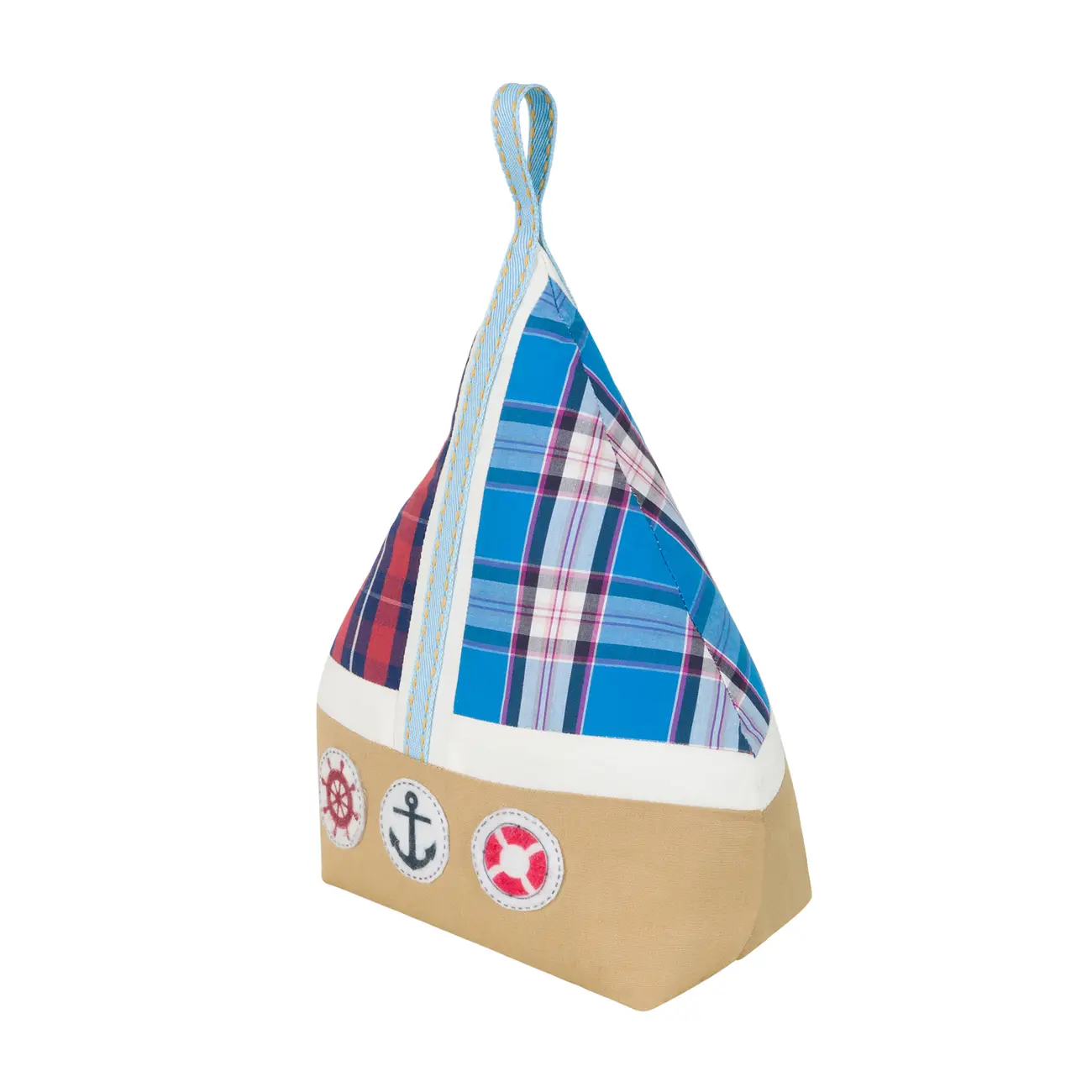 PESO PARA PORTA 20 CM X 9 CM RETALHINHO BARCO - VARIADO - Foto 8
