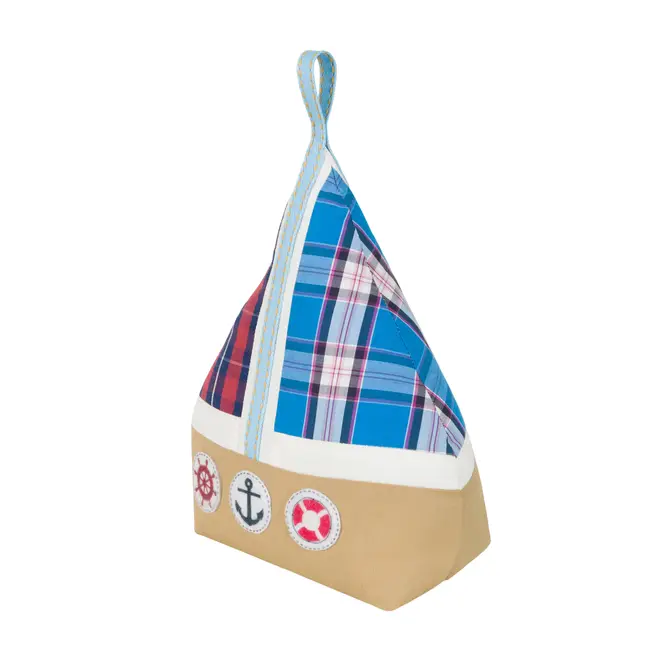 PESO PARA PORTA 20 CM X 9 CM RETALHINHO BARCO - VARIADO - Foto 8
