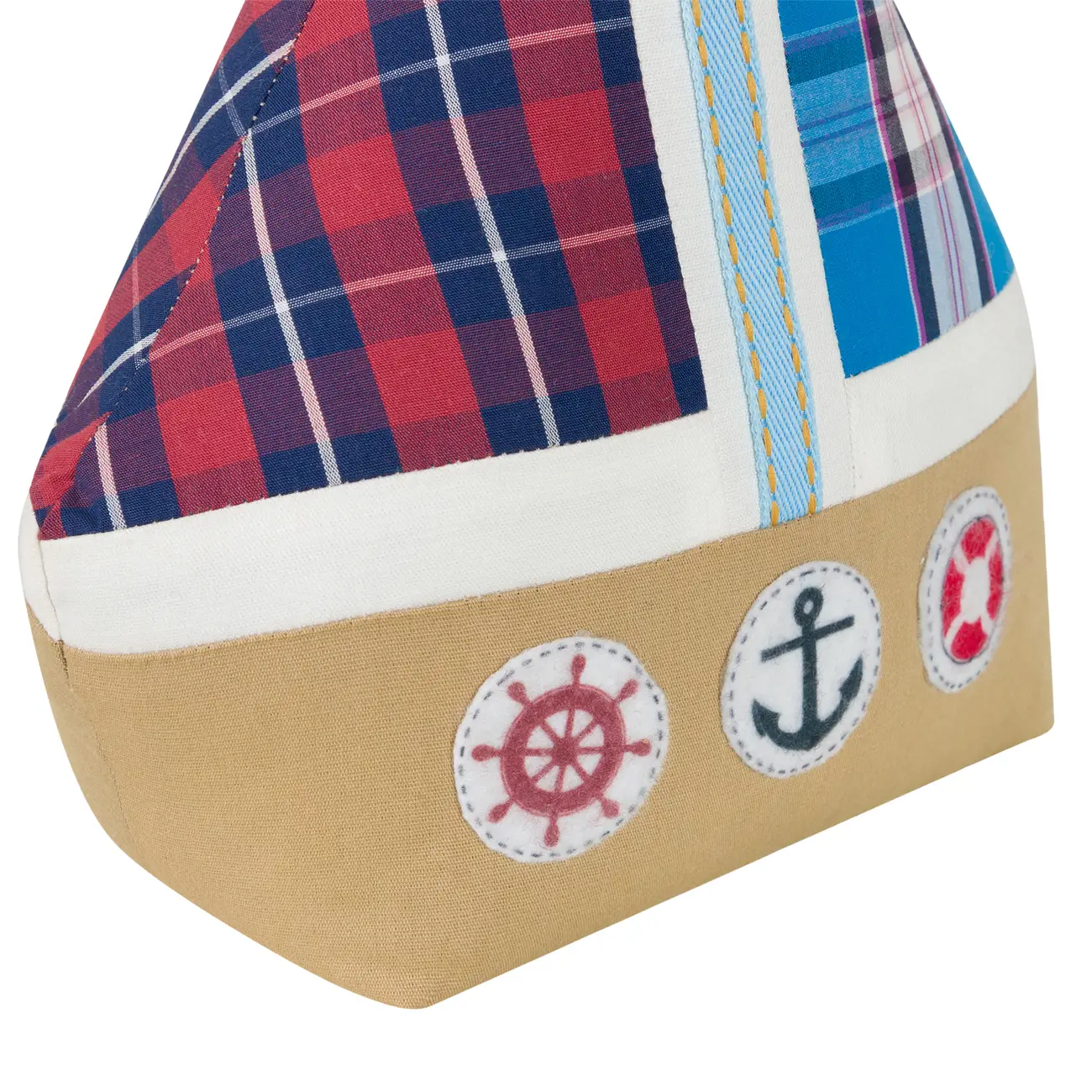 PESO PARA PORTA 20 CM X 9 CM RETALHINHO BARCO - VARIADO - Foto 11
