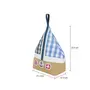 PESO PARA PORTA 20 CM X 9 CM RETALHINHO BARCO - VARIADO - Foto 12