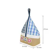 PESO PARA PORTA 20 CM X 9 CM RETALHINHO BARCO - VARIADO - Foto 12