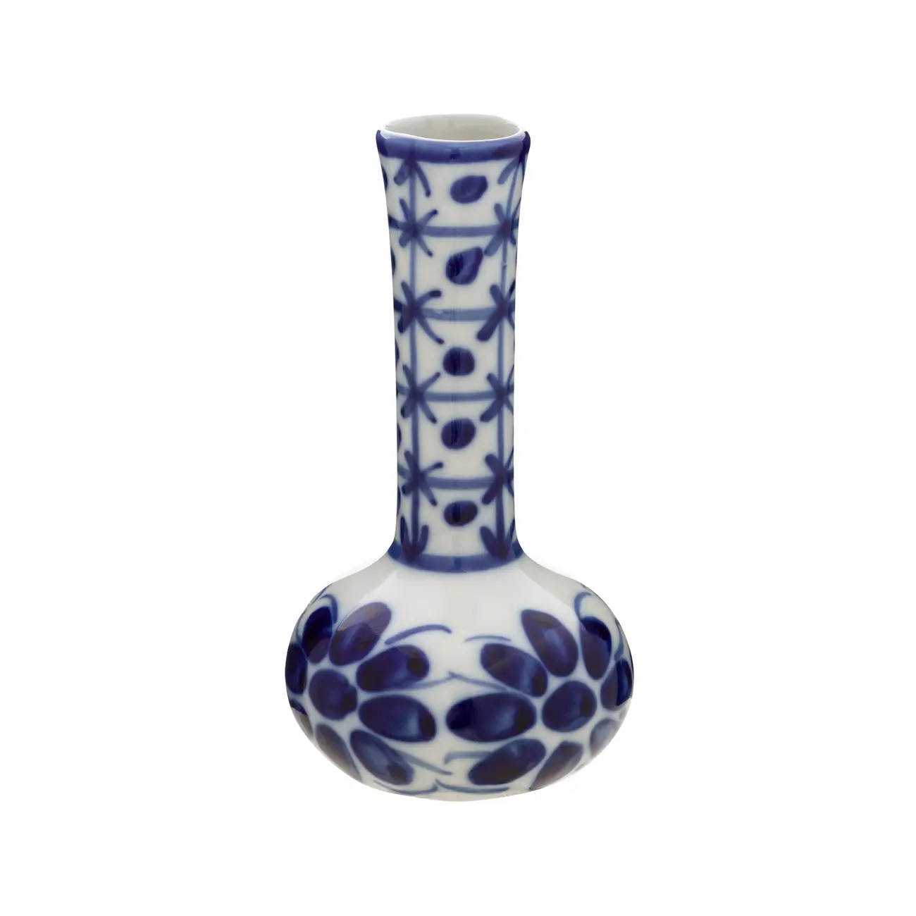 VASO 16 CM MONTE SIÃO - BRANCO/AZUL - Foto 2