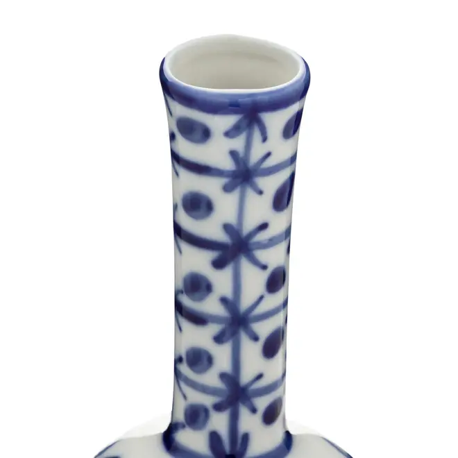 VASO 16 CM MONTE SIÃO - BRANCO/AZUL - Foto 3