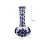 VASO 16 CM MONTE SIÃO - BRANCO/AZUL - Foto 6