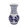 VASO 23 CM MONTE SIÃO - BRANCO/AZUL - Foto 2
