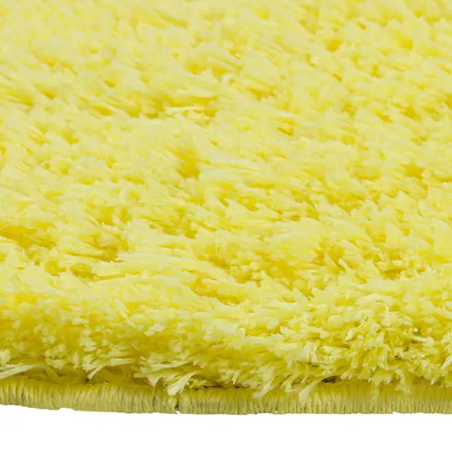 TAPETE REDONDO 1 M FLUFFY - LIMÃO SICILIANO - Foto 3