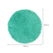 TAPETE REDONDO 1 M FLUFFY - SORBET DE MENTA - Foto 6