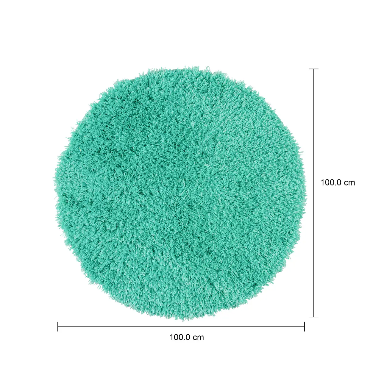 TAPETE REDONDO 1 M FLUFFY - SORBET DE MENTA - Foto 6