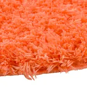 TAPETE REDONDO 1 M FLUFFY - MELÃO - Foto 3