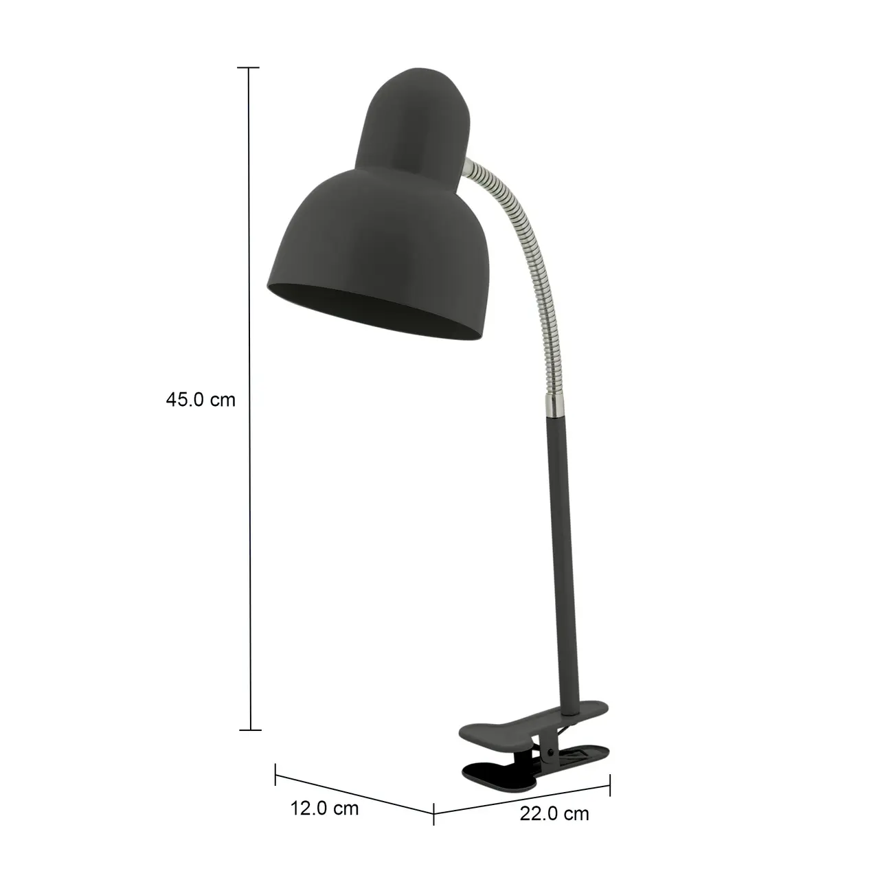 LUMINÁRIA COM GARRA SPEEN II - PRETO/CROMADO - Foto 10