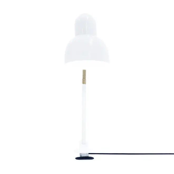 LUMINÁRIA COM GARRA SPEEN II - BRANCO/CROMADO - Foto 2